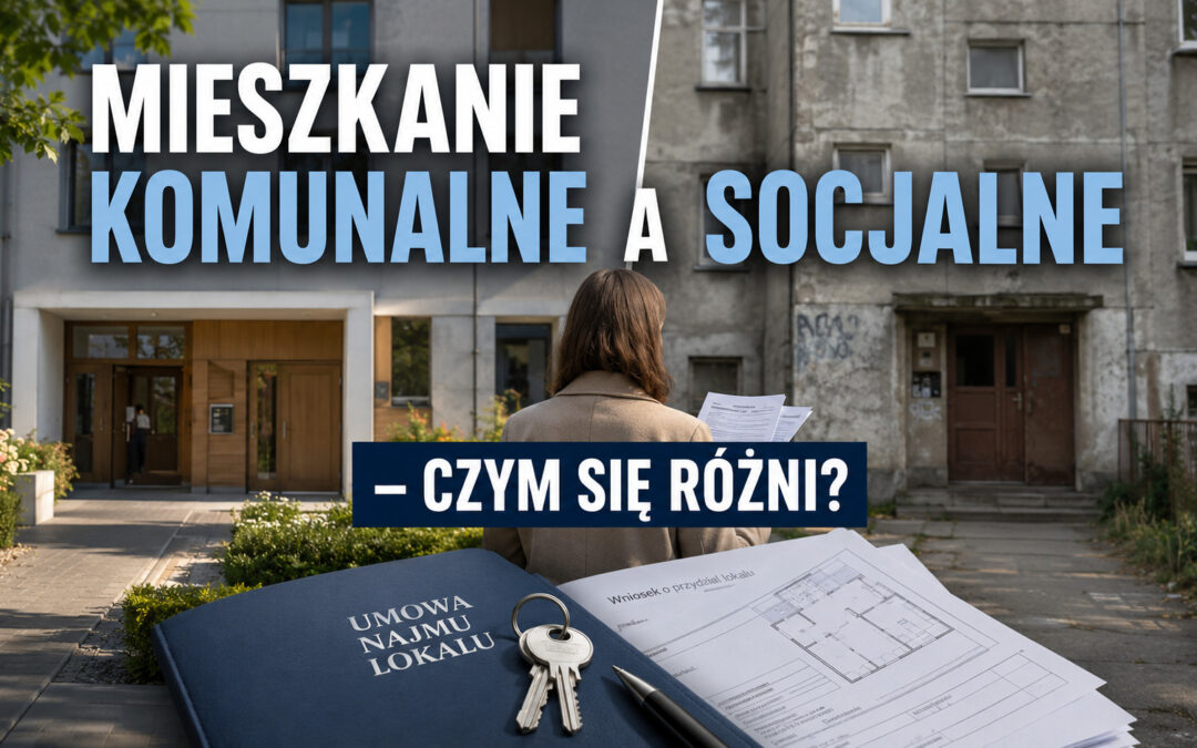 Mieszkanie komunalne a socjalne – czym się różni?